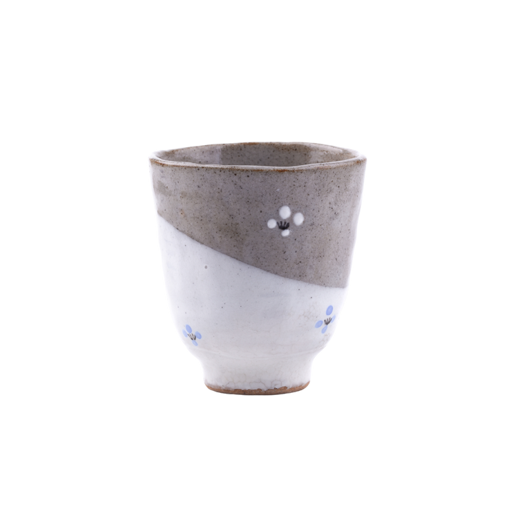Brown enamel vase