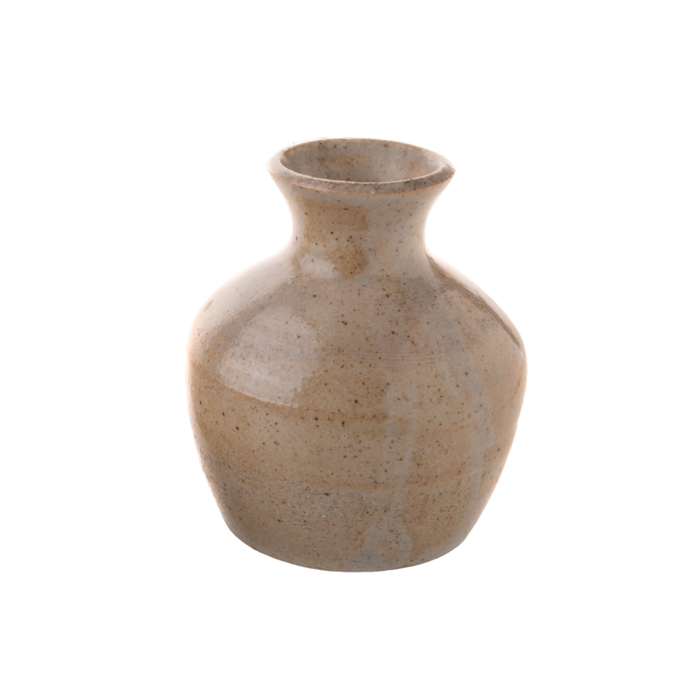 Natural enamel vase