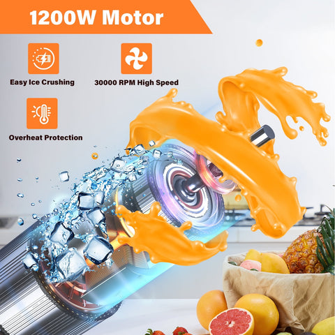 VAVSEA 1200W Kitchen Blenders Mixer Grinder Blender for Smoothies and Shakes