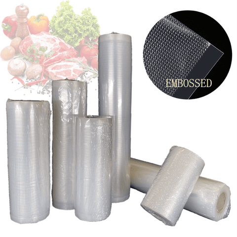 VAVSEA 3 Rolls Vacuum Sealer Bags, Food Vacuum Heat-Seal Rolls Vacuum Sealed Bags