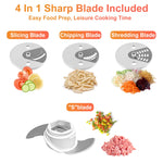 VAVSEA 12 Cup Food Processor and Vegetable Chopper for Dicing, Slicing, Shredding, and Mincing, New Food Chopper for Vegetables, Meat, Grains, Nuts