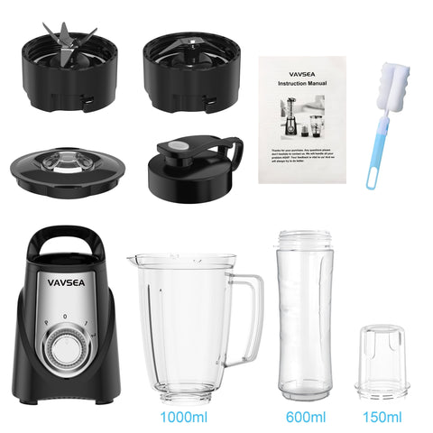 VAVSEA 1200W Kitchen Blenders Mixer Grinder Blender for Smoothies and Shakes