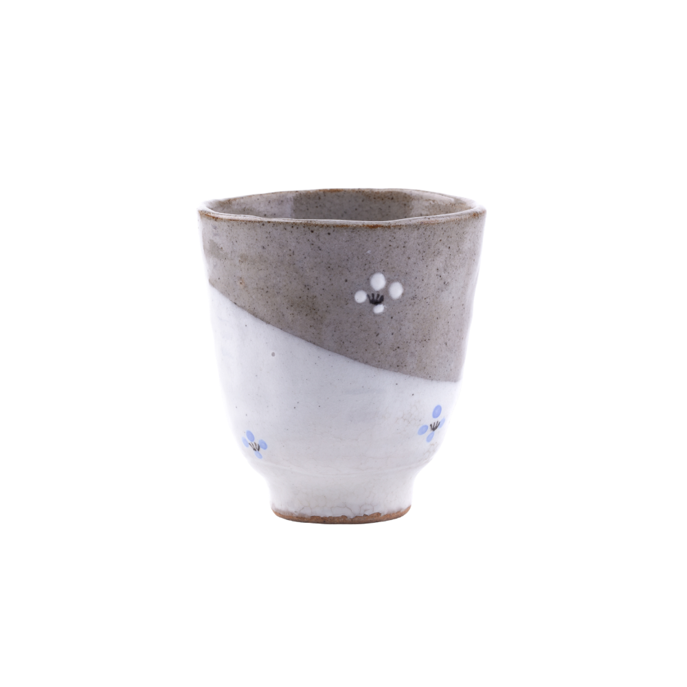 Brown enamel vase