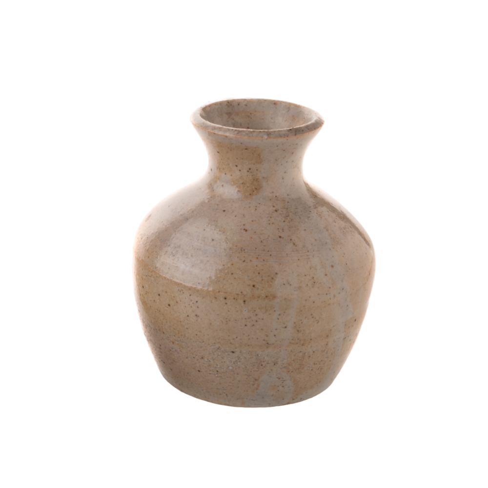Natural enamel vase